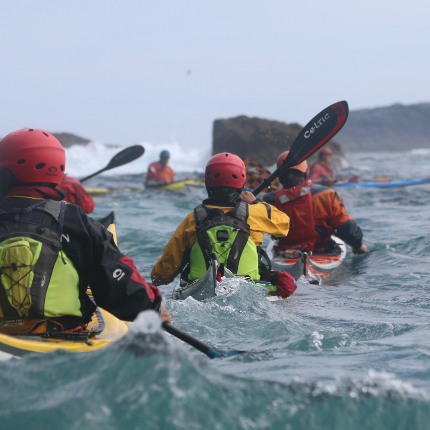 Group of Sea Kayakers