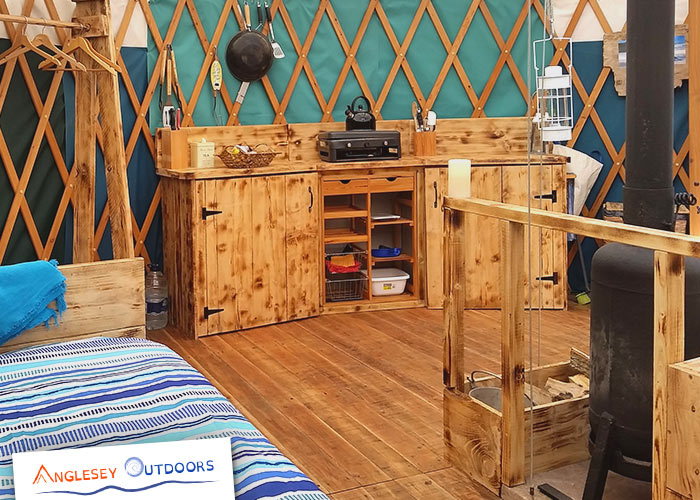 Traeth Yurt – Private Unit (Sleeps 2 total)